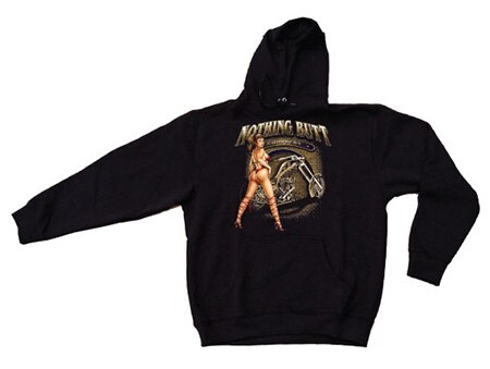 Nothing Butt Choppers Hoodie, Hooded Pullover