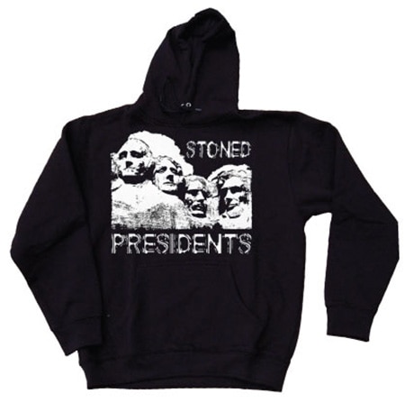 Stoned Presidents Hoodie, Hooded Pullover