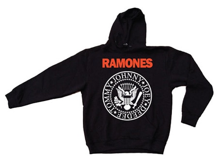 Ramones Logo Hoodie, Hooded pullover