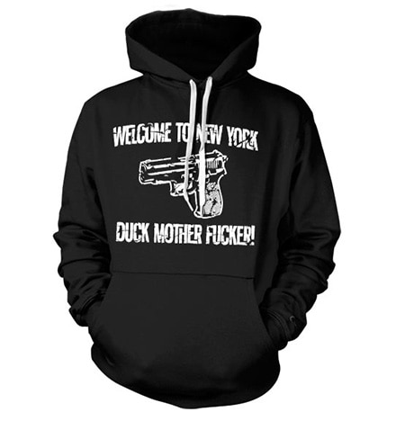 Welcome To New York Hoodie, Hooded Pullover