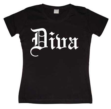 Läs mer om Diva Girly T-shirt, T-Shirt