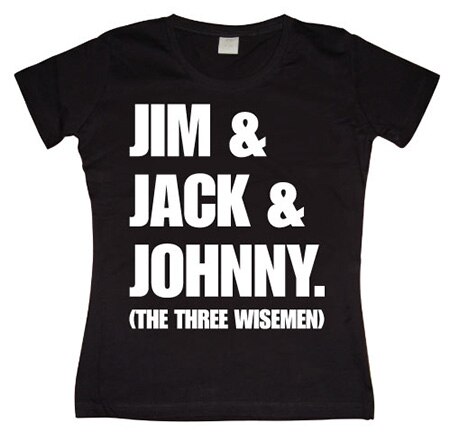 Jim & Jack & Johnny Girly T-shirt, Girly T-shirt