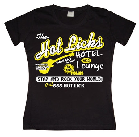 Läs mer om Hot Licks Hotel Girly T-shirt, T-Shirt