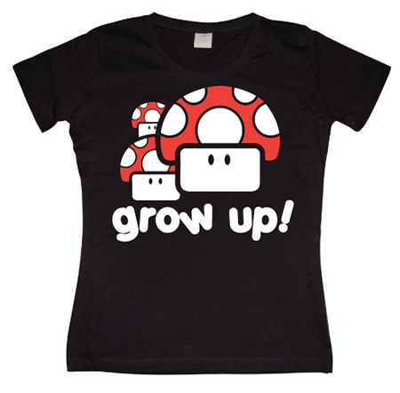 Grow Up Girly T-shirt, Girly T-shirt