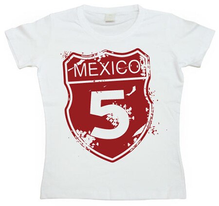 Läs mer om Mexico 5 Girly T-shirt, T-Shirt