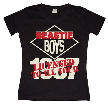 Beastie Boys - Licensed To Ill Tour Girly T-shirt, Girly T-shirt