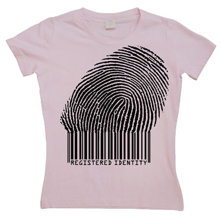 Registered Identity Girly T-shirt, Girly T-shirt