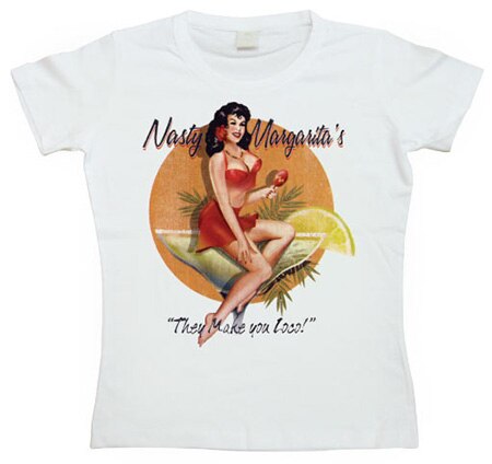 Läs mer om Nasty Margaritas Girly T-shirt, T-Shirt