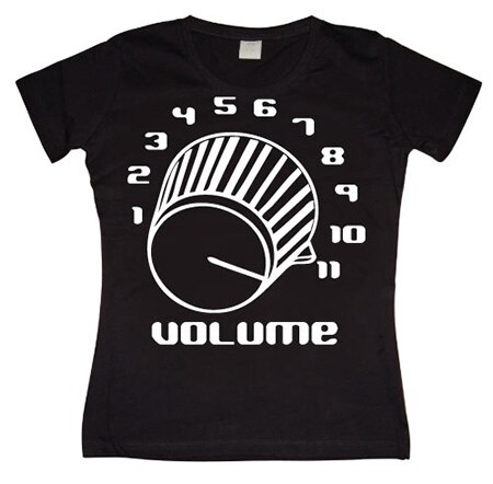 Läs mer om Volume Knob Girly T-shirt, T-Shirt