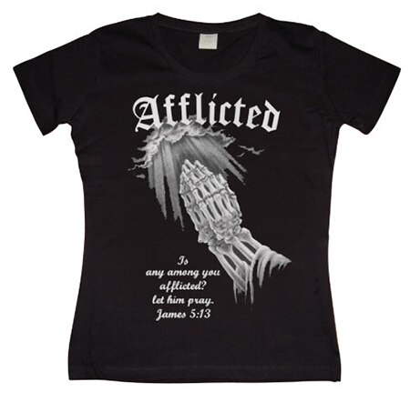 Läs mer om Afflicted Girly T-shirt, T-Shirt