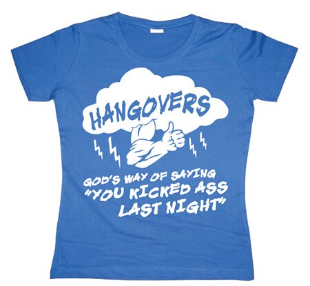 Läs mer om Hangovers - God´s Way Girly T-shirt, T-Shirt