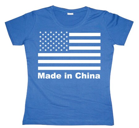 Läs mer om Made In China Girly T-shirt, T-Shirt