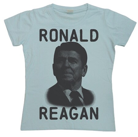 Ronald Reagan Girly T-shirt, Girly T-shirt