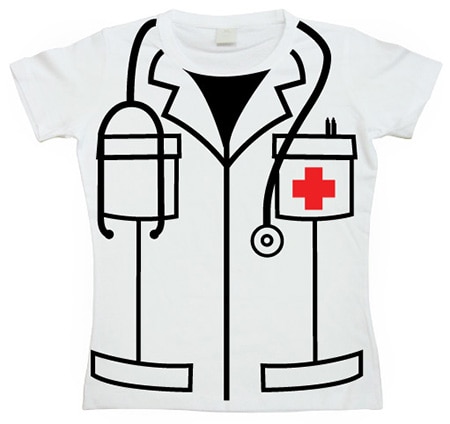 Nurse Cover Up Girly T-shirt, Girly T-shirt