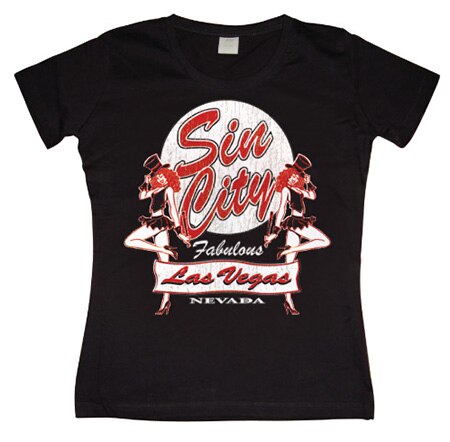 Sin City Las Vegas Girly T-shirt, Girly T-shirt