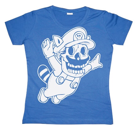 Läs mer om Super Mario Skull Girly T-shirt, T-Shirt