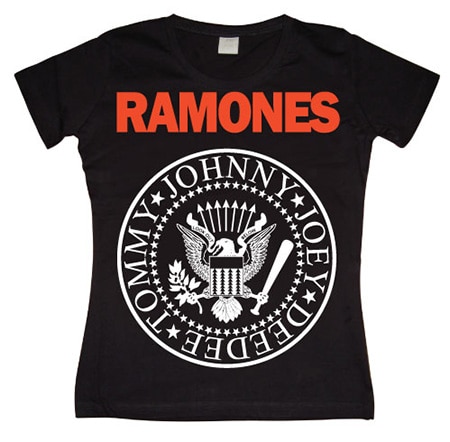 Läs mer om Ramones Logo Girly T-shirt, T-Shirt