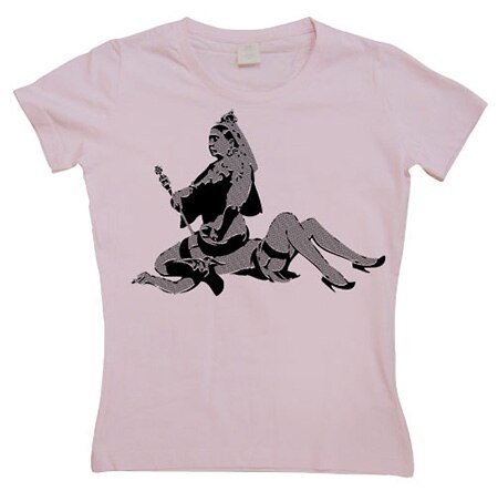 Läs mer om Bansky Queen Vic Girly T-shirt, T-Shirt