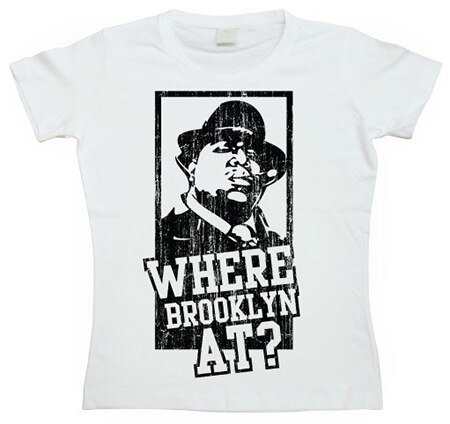 Where Brooklyn At Girly T-shirt, Girly T-shirt