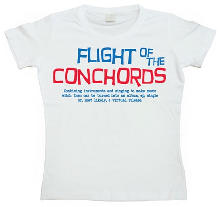The Flight Of The Conchords Girly T-shirt, Girly T-shirt