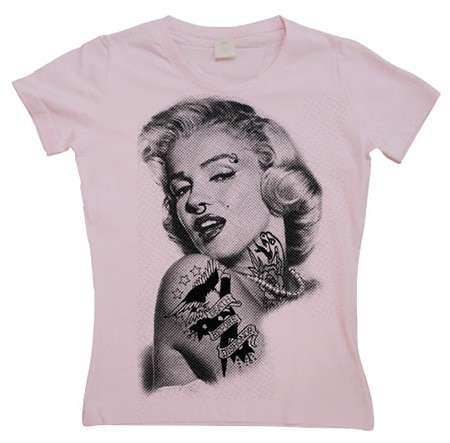 Marilyn Got Attitude Girly T-shirt, Girly T-shirt