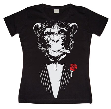 Monkey Boss Girly T- shirt, Girly T- shirt