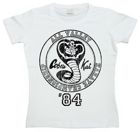 All Valley Karate Championship of 84 Girly T- shirt, Girly T- shirt