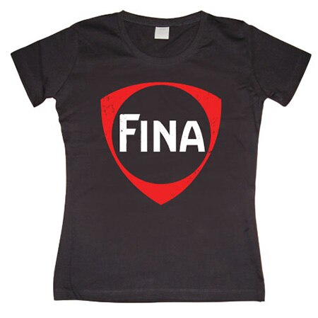 Läs mer om Distressed Fina Logo Girly Tee, T-Shirt