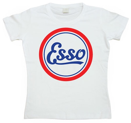 Retro Esso Logo Girly Tee, Girly Tee