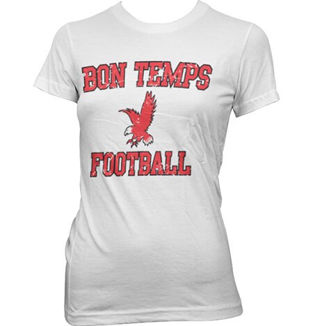 Läs mer om Bon Temps Football Girly Tee, T-Shirt