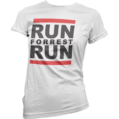 Run Forrest Run Girly Tee, Girly Tee