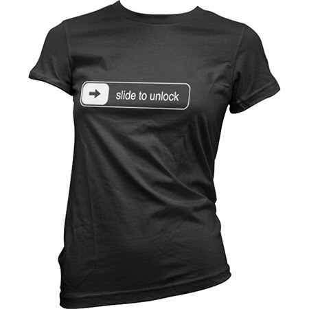 Läs mer om Slide To Unlock Girly Tee, T-Shirt