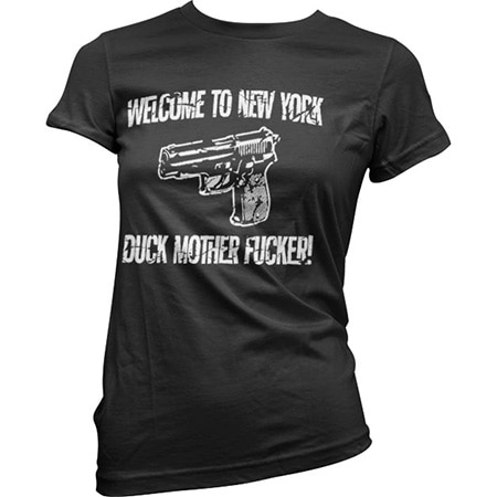 Welcome To New York Girly Tee, T-Shirt