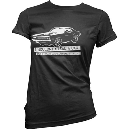 Läs mer om I Wouldn´t Steal A Car Girly Tee, T-Shirt