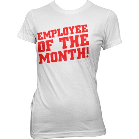 Employee Of The Month Girly Tee, Girly T-shirt