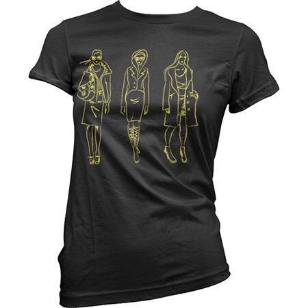 Läs mer om Catwalk Yellow Girly Tee, T-Shirt