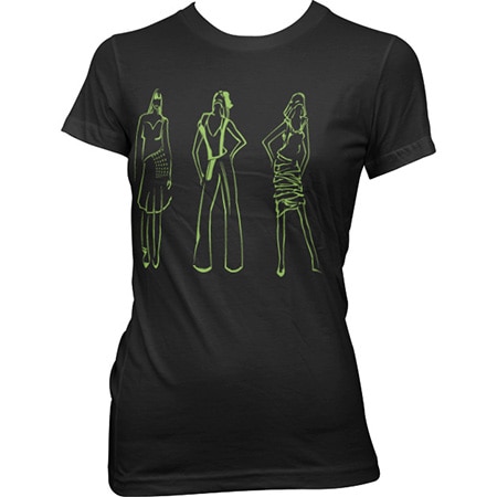 Läs mer om Catwalk Green Girly Tee, T-Shirt