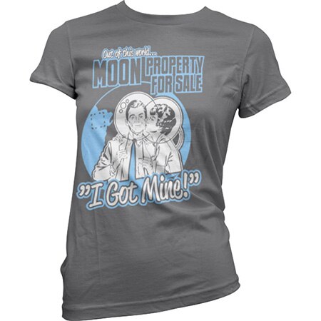 Läs mer om Moon Property For Sale Girly Tee, T-Shirt