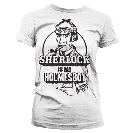 Sherlock Is My Holmesboy Girly T-Shirt, Girly T-Shirt