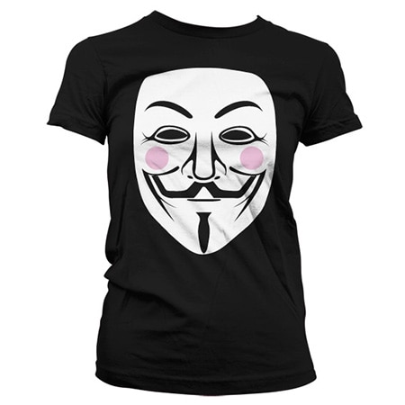 V For Vendetta Girly T-shirt, Girly T-Shirt