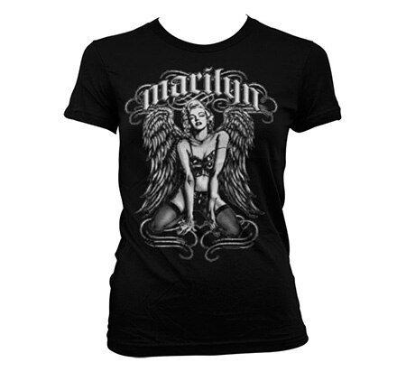 Marilyn Monroe - Cool Angel Girly T-Shirt, Girly T-Shirt