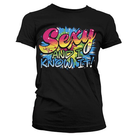 Läs mer om Sexy And I Know It Girly T-Shirt, T-Shirt