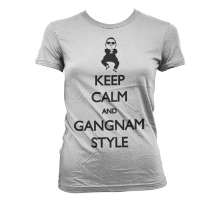 Keep Calm And Gangnam Style Girly T-Shirt, Girly T-Shirt