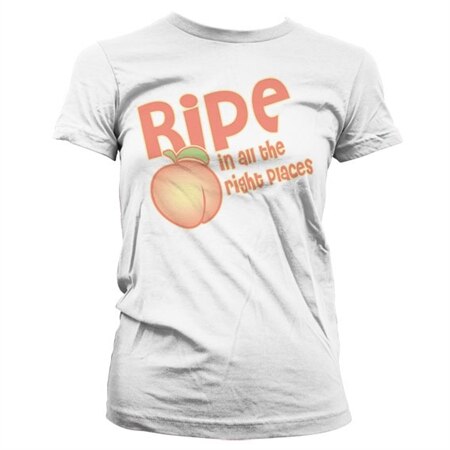 Läs mer om Ripe In All The Right Places Girly T-Shirt, T-Shirt