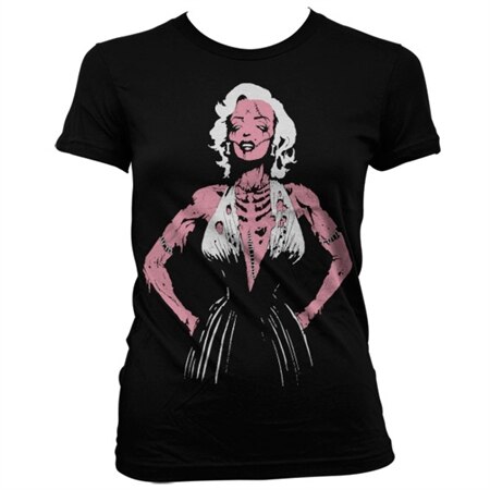 Zombie Monroe Girly T-Shirt, Girly T-Shirt