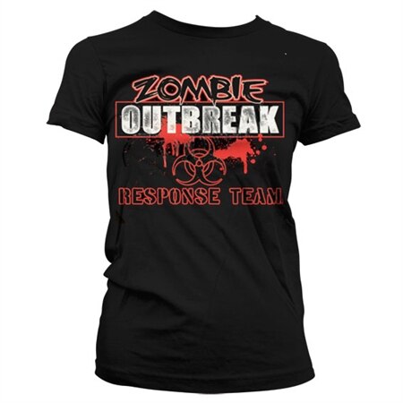 Zombie Outbreak Responce Team Girly T-Shirt, Girly T-Shirt