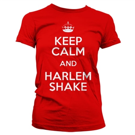Läs mer om Keep Calm and Harlem Shake Girly Tee, T-Shirt