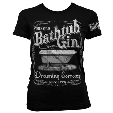 Bathtub Gin Girly T-Shirt, Girly T-Shirt