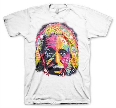 Colorful Einstein T-Shirt, Basic Tee