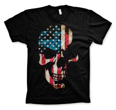Skull Americana T-Shirt, Basic Tee